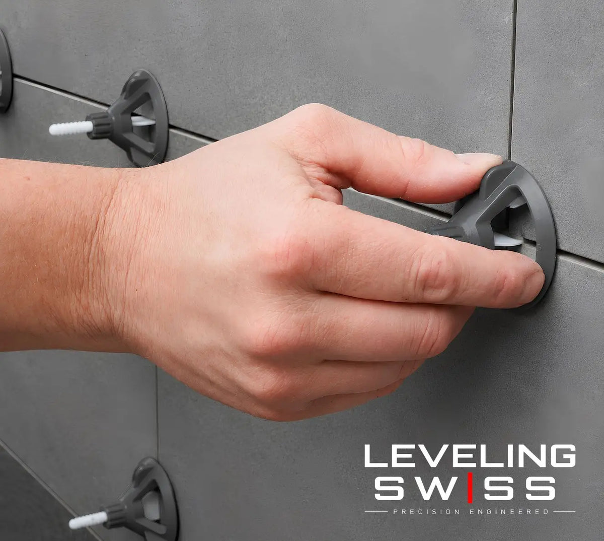 LEVELING SWISS Fliesen-Nivelliersystem für eine präzise Fliesenverlegung