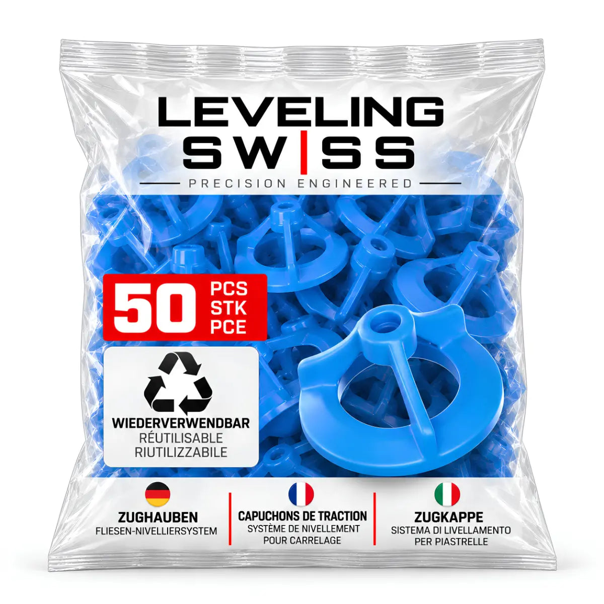 Starter-Set für Fliesen-Nivelliersystem | 250 Teile
